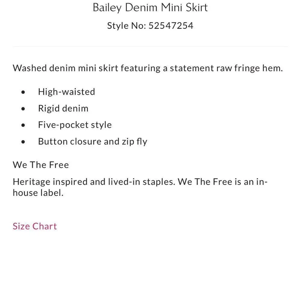 Free People Bailey Denim Raw Hem Mini Skirt in Maverick